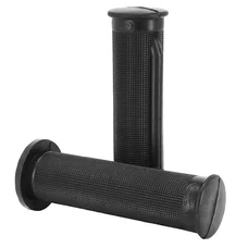 REVETEMENT POIGNEE DOMINO MOTO ON ROAD 1058 VINTAGE DAYTONA NOIR CLOSED END 130mm (PAIRE)