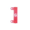 POCHOIR GRAVAGE TGV ALPHA EN LIGNE LETTRE G (SACHET DE 20)  -ICA-