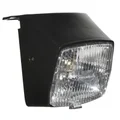 PHARE/PROJECTEUR CYCLO ADAPTABLE PEUGEOT 103 MVL, VOGUE NOIR AVEC AMPOULE 12V 15W  -P2R-