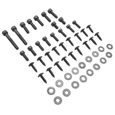 VIS DE CARROSSERIE/CARENAGE/CAPOTAGE REPLAY ACIER POUR MBK 50 BOOSTER NG, ROCKET/YAMAHA 50 BUMP, SPY  CHROME (KIT)