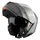 CASQUE MODULABLE MT GENESIS SV DOUBLE ECRANS UNI GRIS BRILLANT   S (ECE 22.06)