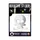 AUTOCOLLANT/STICKER REFLECHISSANT TETE DE MORT BLANC  -REFLECTIVE BERLIN-