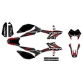 KIT DECO AUTOCOLLANT/STICKER 50 A BOITE KRM PRO RIDE POUR BETA 50 RR 2011>2020 NOIR/ROUGE (COMPLET)