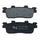 BRAKE PADS NEWFREN FOR KAWASAKI 125 J 2016> Rear 300 J 2014>2018 Rear KYMCO 125 DOWNTOWN 2009>2015 Rear 300 PEOPLE S 2020>AR, 125 X-TOWN 2020> Rear  (FD0460BE)  (SCOOTER ELITE ORGANIC)