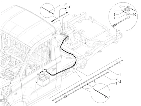 Circuit électrique du système de basculement