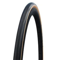 PNEU ROUTE 700 X 25 SCHWALBE ONE RACEGUARD ADDIX NOIR/BEIGE TUBELESS READY TS (25-622)