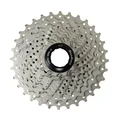 CASSETTE 10 speed SUNRACE 11-32 RS1 FOR SHIMANO (ROAD BIKE) (level 105) METALLIC SILVER (SUPPLIED IN BOX) (11-12-13-15-17-19-21-24-28-32)