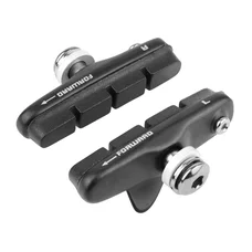 BRAKE PADS FOR ROAD BIKE- "CARTRIDGE" NEWTON SHIMANO TYPE -ALUMINIUM- BLACK 55mm (1 PAIR)