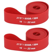 FOND DE JANTE ZEFAL VTT 27.5X19 ROUGE HAUTE PRESSION (VENDU A LA PAIRE)