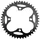 PLATEAU VTT 4BRA D.104 STRONGLIGHT TRIPLE 44DTS EXTERIEUR NOIR ALU - EPAISSEUR 4mm 8/9V.