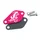 OBTURATEUR POMPE A HUILE 50 A BOITE VOCA STYLE POUR MINARELLI 50 AM6/DERBI 50 SENDA, GPR ALU CNC ROSE