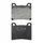 PLAQUETTE DE FREIN NEWFREN POUR YAMAHA 850 TDM 1991>2001, 900 XJS DIVERSION 1995>2003, 1100 BULLDOG 2002>2006, 1200 V-MAX 1991>2003 (L 64mm - H 54.5mm - P 9mm) (FD0068BT) (TOURING ORGANIQUE)
