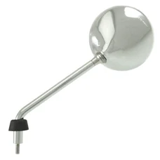 RETROVISEUR ADAPTABLE PIAGGIO 50-125 VESPA LX 2009>, 150 VESPA LX 2012>  GAUCHE CHROME (OE CM020412) (HOMOLOGUE CE)  -SELECTION P2R-