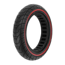 PNEU TROTTINETTE PLEIN 9.2 X 2.00 NOIR LISERET ROUGE