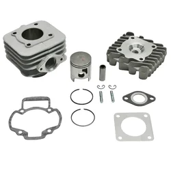COMPLETE CYLINDER KIT FOR SCOOT  PIAGGIO 50 ZIP 2STROKE, TYPHOON, LIBERTY 2STROKE/GILERA 50 STALKER, ICE/APRILIA 50 SR AIR  -ALUMINIUM NIKASIL AIRSAL-