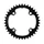 PLATEAU VTT 4BRA D.104 TA ONE 30DTS MONO NOIR MAT ALU POUR SHIMANO / SRAM / RACE FACE / FSA 10/11/12V. NARROW WIDE (COMPATIBLE TOUTE CHAINE 12V SAUF SHIMANO)