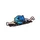 AUTOCOLLANT/STICKER KRM PRO RIDE 80x40 mm BLEU HOLOGRAPHIQUE (VENDU A L'UNITE)