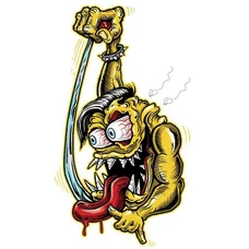 STICKER LETHAL THREAT MINI VULTURE (60x80mm)