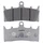PLAQUETTE DE FREIN NISSIN POUR KAWASAKI 600 ZX-6 R NINJA 1998>2001 AV, 750 ZX-7 R NINJA 1996>2003 AV / SUZUKI 1300 GSX-R HAYABUSA 1999>2007 AV (2P-248NS) (SEMI METAL)