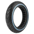 PNEU TROTTINETTE PLEIN CROSS 8.5 X 2.00 NOIR LISERET BLEU - LARGEUR INTERIEUR 37 mm