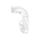 COVER FOR THROTTLE HANDLE  FOR MOPED - TARGA TRANSPARENT - SELECTION P2R-