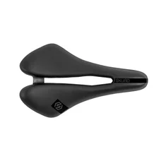 SADDLE- SKUAD  OREGON Black -Ergo hole - Metalic rail -  258x153mm