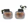 TURN SIGNAL FOR SCOOT MBK 50 STUNT 2004>/YAMAHA 50 SLIDER 2004> - FRONT+REAR- TRANSPARENT/BLACK -CEE APPROVED- (PAIR)     -REPLAY-
