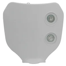 PLAQUE PHARE/TETE DE FOURCHE 50 A BOITE UNIVERSEL REPLAY AVEC HALOGENE 2x20W BLANC