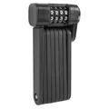 ANTIVOL VELO / TROTTINETTE PLIABLE/PLIANT A CODE LONGUEUR 90cm NOIR TYPE COUTEAU (SUPPORT FIXATION INCLUS)  -NIVEAU SECURITE 5-
