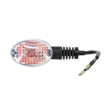 CLIGNOTANT 50 A BOITE/CYCLO ADAPTABLE DERBI 50 SENDA/GILERA 50 SMT/YAHAHA 50 TZR/MBK 50 XPOWER, 51 KANSAS AVANT OU ARRIERE TRANSPARENT (HOMOLOGUE CE) (PAIRE)  -SELECTION P2R-