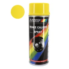 BOMBE DE PEINTURE MOTIP PRO ETRIER FREIN JAUNE AEROSOL 400 ml (04097)
