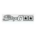 AUTOCOLLANT/STICKER STAGE 6 BLANC (150 x 30 mm)