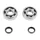 BEARING FOR CRANKSHAFT+SEALS FOR  MOPED P2R FOR  MBK 51, 41, 40, 88, CLUB (KIT RSM 6302 QR STEEL)