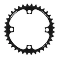 CHAINRING FOR E/BIKE- SINGLE 36T.  Ø104 BLACK -ALUMINIUM- 7075 STRONGLIGHT -4 ARMS (FOR BOSCH SYSTEM 1st and 3rd GENERATION - COMPATIBLE BROSE WITH SPIDER REF 181123)