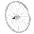 WHEEL FOR MTB- 20" REAR - FULL ALUMINIUM - SOLID SPINDLE- FREEWHEEL 6/7 Speed ( WITH NUTS 10X100)
