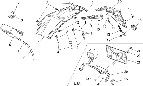 Carr. Arriére - Garde-boue