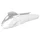 SIDE COVER (ENGINE) FOR MOPED PEUGEOT 103 SPX/RCX White (PAIR)  -SELECTION P2R-