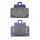 PLAQUETTE DE FREIN ARRIERE ORIGINE PIAGGIO 125-300 VESPA GTS 2007>2022 -1C006586-