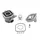 COMPLETE CYLINDER KIT FOR MOPED  MBK 51 LIQUID COOLED  -ALUMINIUM NIKASIL  P2R-