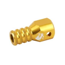 EMBOUT SELECTEUR DE VITESSE VOCA RACING MINARELLI 50 AM6/BETA 50 RR/RIEJU 50 MRT/SHERCO 50 SM-R, SE-R ALU CNC OR