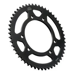 COURONNE 50 A BOITE ADAPTABLE APRILIA 50 SX 2006>2011/DERBI 50 SENDA R X-TREME 2002>2017/GILERA 50 RCR 2003>2011, SMT 2003>2010 420 53 DTS ACIER NOIR (DIAM 105/125/8.5) -JT SPROCKETS