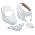 FAIRINGS/BODY PARTS FOR SCOOT  MBK 50 BOOSTER 2004>/YAMAHA 50 BWS 2004> WHITE GLOSS  (4 PARTS KIT)