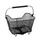 REAR BASKET- STEEL MESH- RACKTIME BASK IT 2.0 BLACK- WITH HANDLE ON CARRIER (43x29x31 cm) - COMPATIBLE SYSTEM RACKTIME SNAP-IT 2.0 (After 2021)