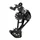 DERAILLEUR ROUTE / GRAVEL ARRIERE SRAM 12V. APEX EAGLE D1 CHAPE MOYENNE NOIR MONO PLATEAU MAX 52DTS (SANS BATTERIE)