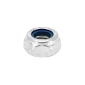 ECROU 6 PANS NYLSTOP/FREIN  M10 ACIER ZINGUE (VENDU PAR 50) -SELECTION P2R-