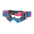 MASQUE/LUNETTES CROSS PROGRIP 3309 TR RAPID BLEU CLAIR/FUCHSIA/NOIR ECRAN TRANSPARENT ANTI-RAYURES/ANTI U.V./ANTI-BUEE (HOMOLOGUE CE-EN-N° AC-96025 REV.2)
