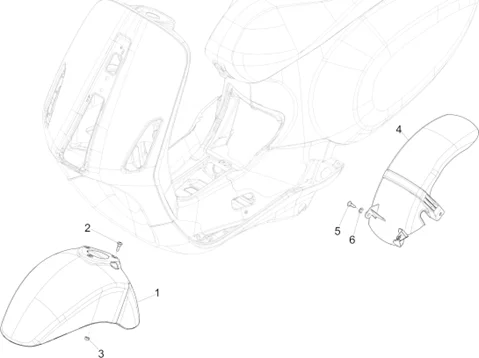 Logement roue - Garde boue
