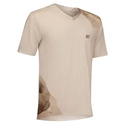 MAILLOT GIST HOMME DISCOVER MANCHES COURTES BEIGE XXL    -5368