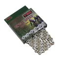 CHAIN FOR BICYCLE -  1/3 SPEED.YBN S410 WHITE/SILVER 112 LINKS (FIXIE / SINGLESPEED)