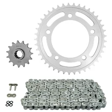 KIT CHAINE ADAPTABLE HONDA 500 CB X 2013>2015, CB X ABS 2013>2018  520  15x41  (DIAM COURONNE 112/138/12.5)  (DEMULTIPLICATION ORIGINE)  -AFAM-